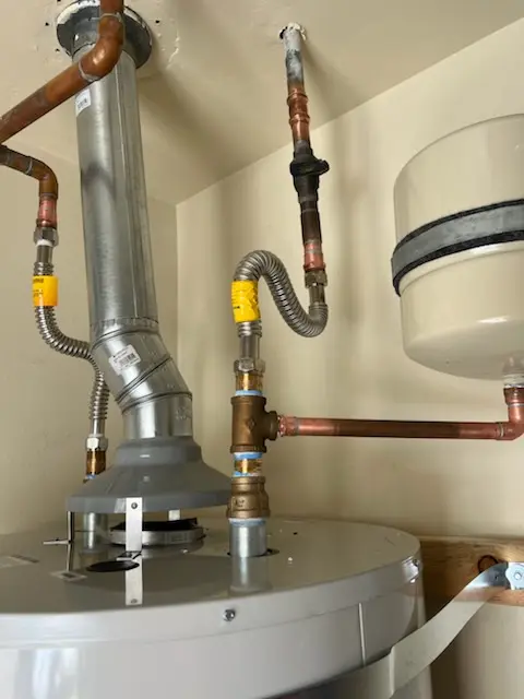 Water heater installation and plumbing repair in New Brighton